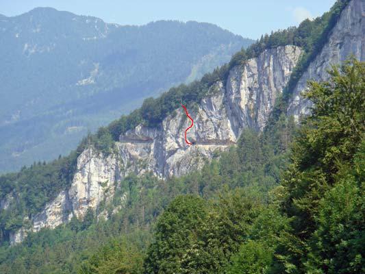 Klettersteig beim Goiserer Höhenweg