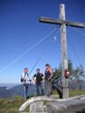 Gipfelkreuz auf 1.516 Meter Seehöhe